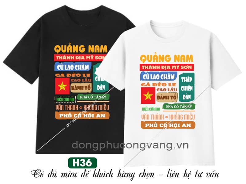 Mẫu áo đồng phục Quảng Nam