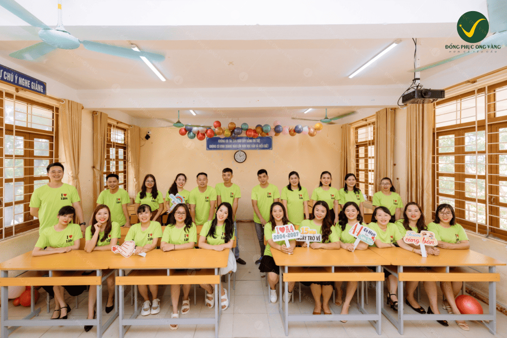 Cập nhập các mẫu đồng phục họp lớp 29 năm trường THPT Việt Đức chất lượng cao cấp nhất