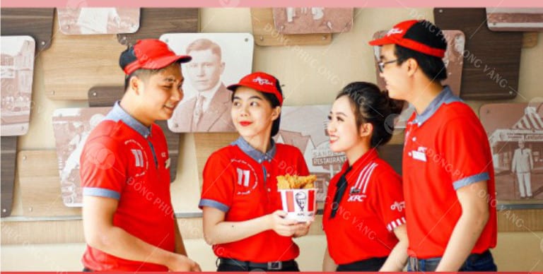 Đồng phục nhà hàng KFC