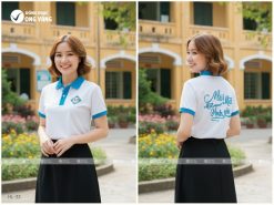 đồng phục họp lớp màu trắng