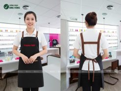 đồng phục tạp dề cho tiệm nail