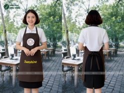 đồng phục tạp dề quán cafe