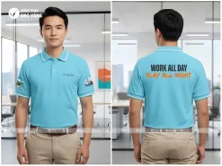 may áo thun đồng phục đẹp
