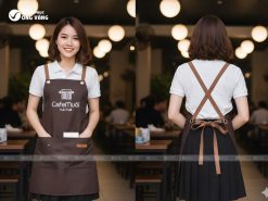 tạp dề cafe