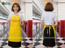 tạp dề màu vàng