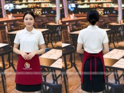 tạp dề ngắn phục vụ