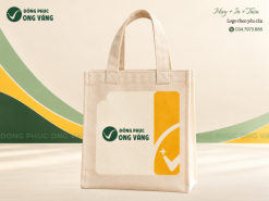 Túi Canvas Mini Ong Vàng