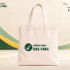 Tui canvas dong phuc ong vang