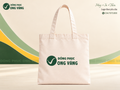 Tui canvas dong phuc ong vang