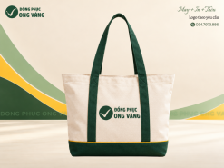 Túi Tote Canvas Ong Vàng